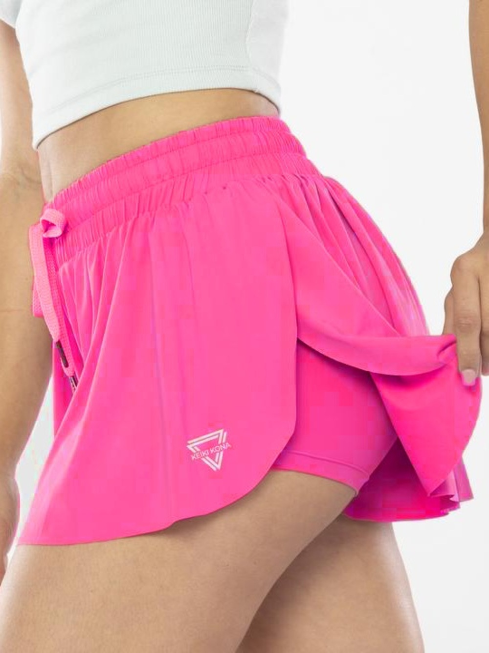 Keiki Kona NWT 2-in-1 Flowy Fitness Shorts